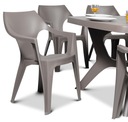Мебель стол и стулья Baltimore Dante 8+1 Пластиковая садовая мебель для террасы