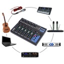 7-канальный аудиомикшер с USB-интерфейсом и Bluetooth