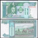 Mongolsko 10 TUGRIK P-54 UNC 1993