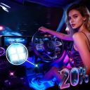 WIRELESS HEADLIGHT FLASHER LED STURDY 8 COLORS 4 SZT. CONSOLE  photo 9
