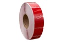 Reflexná páska samolepiaca obrysová červená v segmentoch - 1 METER Výrobca dielov Unitrailer