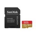 Karta microSDXC rýchla SANDISK EXTREME 64GB 160/60 Stav balenia originálne