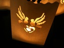 Свечи-фонарики, голуби, украшения для причастия 10