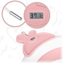 Wanienka dla niemowląt z termometrem RK-282 biało-różowa Kolor biały Odcienie niebieskiego