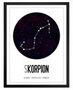 PLAKAT A3 ZNAKI ZODIAKU HOROSKOP RAMA PREZENT