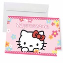 ПРИГЛАШЕНИЯ на день рождения «Hello Kitty» для детей