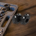 1PAIR VERSATILE MOTOCIKLAS HANDLEBAR RISER CLAMP DURABLE MOUNT  фото 15