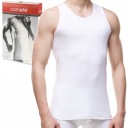 Футболка CORNETTE аутентичная 213 в рубчик белая 3XL