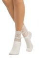 Ponožky dámske čipkované elegantné bez gumičky