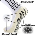 SS 3.0 Двойные противоскользящие футбольные носки