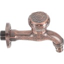 Водопроводный кран. Антикварный кран. Одиночный холодный кран