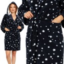 POLAROWY SZLAFROK DAMSKI Z KAPTUREM JAKOŚĆ KIESZEŃ