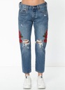 Levis Rifle 501 CROP SALSA STONEWASH 36200-0179-26/28 Dominujúca farba modrá