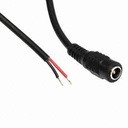 РОЗЕТКА ПОСТОЯННОГО ТОКА 2,1 мм/5,5 мм С КАБЕЛЕМ ДЛИНОЙ 1 м