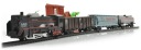 ЭЛЕКТРИЧЕСКАЯ ЖЕЛЕЗНОДОРОЖНАЯ KING STEAM LOGINE 3 МАШИНЫ