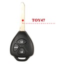 TOY43/TOY47 3BUTTONS CUERPO MANDO SIN LLAVE PARA TOYOTA CAMRY AVALON 