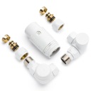 ZESTAW ZAWÓR TERMOSTATYCZNY OSIOWY BIAŁY INVENA PROV