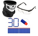 ОЧКИ NERF + БАНДАНА + СТРЕЛКИ x30
