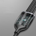 ТЕЛЕФОННЫЙ КАБЕЛЬ BASEUS STRONG 3 В 1 USB TYPE C MICRO USB LIGHTNING 66 Вт 1,2 М