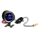 КРУГЛИЙ ЦИФРОВИЙ ІНДИКАТОР ТЕМПЕРАТУРИ ВОДИ LED (СВІТЛОДІОД) VOLTMETER DC 9V - 36V Z 95  фото 6