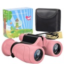ДЕТСКИЙ БИНОКЛЬ 8X 21MM 7,2° ОПТИЧЕСКАЯ ЛИНЗА ВОДОНЕПРОНИЦАЕМАЯ РОЗОВАЯ