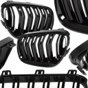 ATRAPA GRILL NERKI KRATKA do BMW 3 E92 E93 LIFT CZARNY POŁYSK