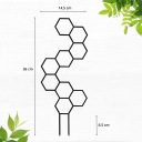 Рабица FLOWER TOWER для цветущих растений черная 36 см