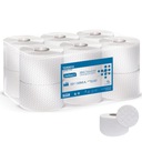 ТУАЛЕТНАЯ БУМАГА JUMBO VELVETCARE 12 РОЛИКОВ 100М 2W БЕЛАЯ МЯГКАЯ ЦЕЛЛЮЛОЗА