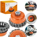 ПЛЕТНАЯ ПЕРЕДНЯЯ ПРОВОЛОЧНАЯ ЩЕТКА СКРУЧЕННАЯ ПРОВОЛОЧНАЯ ЩЕТКА M14 ШЛИФОВКА 75 мм