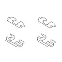 BLASZKI MONTAŻOWE KLOCKÓW MITSUBIISHI ECLIPSE