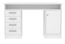 NET106 MT931 письменный стол, белый матовый, FORTE, FREE, быстрый