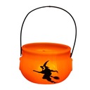 Ведро-тыква, контейнер для конфет, универсальный органайзер без свечи.