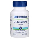 LIFE EXTENSION L-Glutamine (100 ks) Dátum spotreby minimálne 3 mesiace od dátumu nákupu
