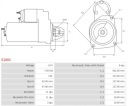 DÉMARREUR US864 CATERPILLAR AS-PL S1001photo 8