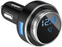 FM-передатчик, зарядное устройство Bluetooth, автомобильный комплект громкой связи USB QC3