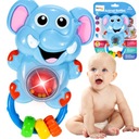 СЛОНИКОВАЯ ПОГРЕМКА, ОСВЕЩАЮЩАЯСЯ, ИНТЕРАКТИВНАЯ, МИЛАЯ, ДЛЯ МАЛЫШЕЙ