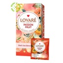 Экспресс-чай черный Lovare Passion Fruit с добавками 24 пакетика по 2г