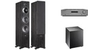 CAMBRIDGE AUDIO AXR85 + INDIANA TESI 661 + BASSO