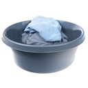 MISKA PLASTIKOWA 6L MIEDNICA CIEMNOSZARA