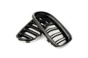 GRILLE GRILLES DOUBLE MOULURE COULEUR CARBONE BMW 3 E90 RESTYLAGE 51137157275photo 14