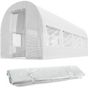 Tunel foliowy 9 m² 450 x 200 cm biały