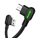 Kabel USB do Micro USB kątowy Mcdodo CA-5280 LED, 1.2m (czarny) Kod producenta CA-5771