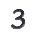 CYFRY NUMER NUMEREK NA DRZWI ZNAL 5CM 3 GRAFIT