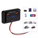 ГНІЗДО MONTAZOWE DO АВТОМОБІЛЯ 12V 24V 4 USB PD QC 3.0 ON ВИКЛЮЧЕНИЙ 96W КРИШКА  фото 9