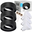 3 галогенных светильника скрытого монтажа MOVABLE TUBE GU10