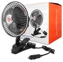 БОЛЬШОЙ ВЕНТИЛЯТОР АВТОМОБИЛЬНЫЙ ВЕНТИЛЯТОР ПОВОРОТНЫЙ РЕГУЛИРУЕМЫЙ ЗАЖИМ 12 В