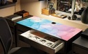 mata ochronna na biurko ikea 105cm pastel marmur