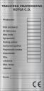 Обозначение Паспортная табличка печи и котла центрального отопления