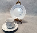Набор для завтрака Mitterteich Coffee Cup Blue Irises Reliefs