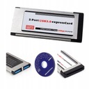 Адаптер Express Card Концентратор USB 3.0 ПК ExpressCard 2